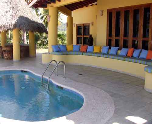 Your own personal pool and palapa on the terrace
